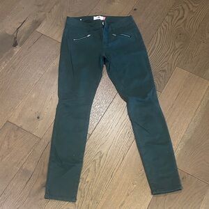 CAbi Women's Skinny Jeans in Forest Green